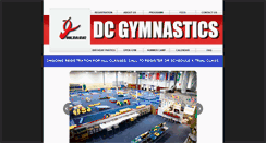 Desktop Screenshot of dcgymnastics.net